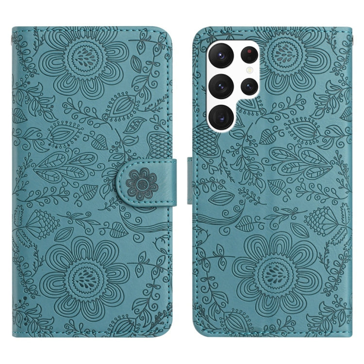 Floral Embossed Pattern Leather Phone Case, For Samsung Galaxy S23 FE 5G, For Samsung Galaxy S23 Ultra 5G, For Samsung Galaxy S23+ 5G, For Samsung Galaxy S23 5G, For Samsung Galaxy S22 Ultra 5G, For Samsung Galaxy S22+ 5G, For Samsung Galaxy S22 5G����...