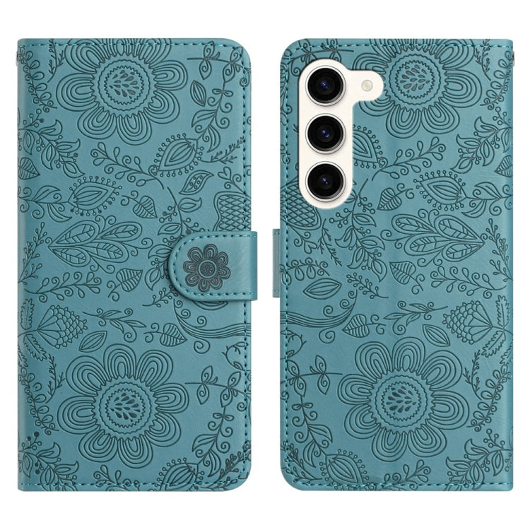 Floral Embossed Pattern Leather Phone Case, For Samsung Galaxy S23 FE 5G, For Samsung Galaxy S23 Ultra 5G, For Samsung Galaxy S23+ 5G, For Samsung Galaxy S23 5G, For Samsung Galaxy S22 Ultra 5G, For Samsung Galaxy S22+ 5G, For Samsung Galaxy S22 5G����...