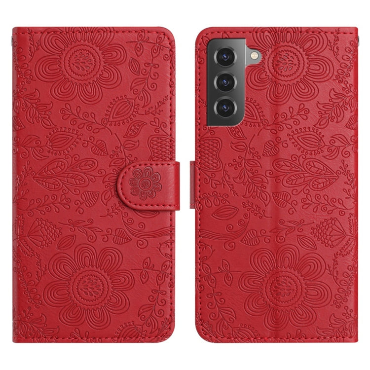 Floral Embossed Pattern Leather Phone Case, For Samsung Galaxy S23 FE 5G, For Samsung Galaxy S23 Ultra 5G, For Samsung Galaxy S23+ 5G, For Samsung Galaxy S23 5G, For Samsung Galaxy S22 Ultra 5G, For Samsung Galaxy S22+ 5G, For Samsung Galaxy S22 5G����...