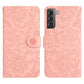 Floral Embossed Pattern Leather Phone Case, For Samsung Galaxy S21+ 5G, For Samsung Galaxy S21 Ultra 5G, For Samsung Galaxy S20 FE 5G