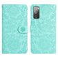 Floral Embossed Pattern Leather Phone Case, For Samsung Galaxy S21+ 5G, For Samsung Galaxy S21 Ultra 5G, For Samsung Galaxy S20 FE 5G