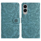 Floral Embossed Pattern Leather Phone Case, For Samsung Galaxy S25 FE 5G, For Samsung Galaxy S25 Edge 5G, For Samsung Galaxy S25 5G, For Samsung Galaxy S25+ 5G, For Samsung Galaxy S25 Ultra 5G, For Samsung Galaxy S24 FE 5G, For Samsung Galaxy S24 Ultra...