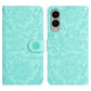 Floral Embossed Pattern Leather Phone Case, For Samsung Galaxy S25 FE 5G, For Samsung Galaxy S25 Edge 5G, For Samsung Galaxy S25 5G, For Samsung Galaxy S25+ 5G, For Samsung Galaxy S25 Ultra 5G, For Samsung Galaxy S24 FE 5G, For Samsung Galaxy S24 Ultra...