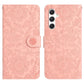 Floral Embossed Pattern Leather Phone Case, For Samsung Galaxy S25 FE 5G, For Samsung Galaxy S25 Edge 5G, For Samsung Galaxy S25 5G, For Samsung Galaxy S25+ 5G, For Samsung Galaxy S25 Ultra 5G, For Samsung Galaxy S24 FE 5G, For Samsung Galaxy S24 Ultra...