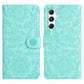 Floral Embossed Pattern Leather Phone Case, For Samsung Galaxy S25 FE 5G, For Samsung Galaxy S25 Edge 5G, For Samsung Galaxy S25 5G, For Samsung Galaxy S25+ 5G, For Samsung Galaxy S25 Ultra 5G, For Samsung Galaxy S24 FE 5G, For Samsung Galaxy S24 Ultra...