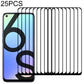 25 PCS Full Glue Full Screen Tempered Glass Film