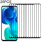 25 PCS Full Glue Full Screen Tempered Glass Film