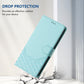 Honeycomb Embossing RFID Leather Phone Case