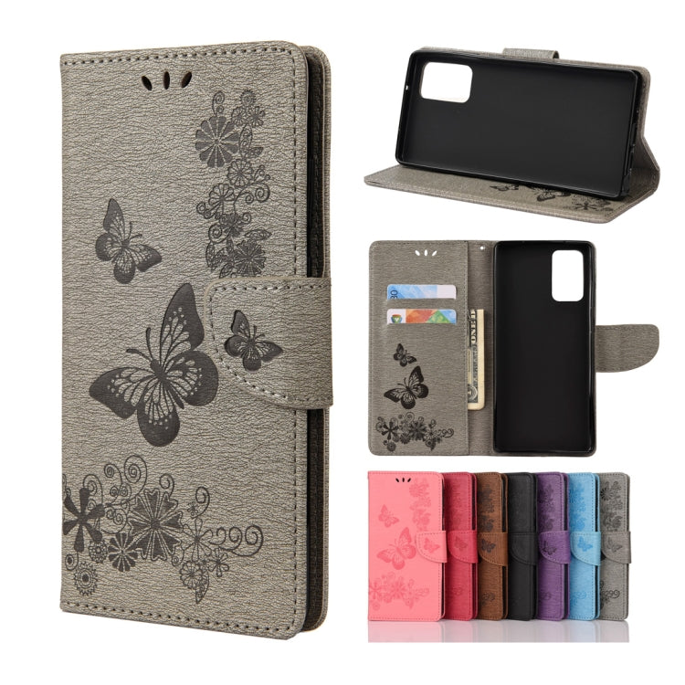 Butterflies Embossing Horizontal Flip Leather Case with Holder & Card Slots & Wallet, For Samsung Galaxy Note20, For Samsung Galaxy Note20 Ultra, For Samsung Galaxy A01 Core
