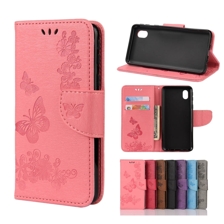 Butterflies Embossing Horizontal Flip Leather Case with Holder & Card Slots & Wallet, For Samsung Galaxy Note20, For Samsung Galaxy Note20 Ultra, For Samsung Galaxy A01 Core