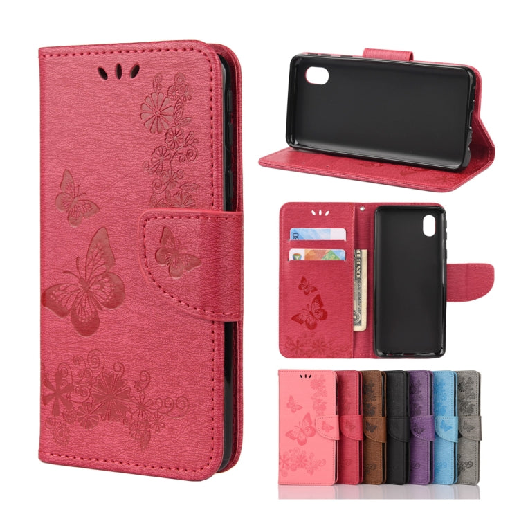 Butterflies Embossing Horizontal Flip Leather Case with Holder & Card Slots & Wallet, For Samsung Galaxy Note20, For Samsung Galaxy Note20 Ultra, For Samsung Galaxy A01 Core