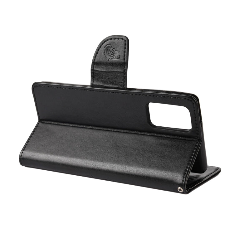 Butterfly Flower Embossing Horizontal Flip Leather Case with Holder & Card Slots & Wallet, For Samsung Galaxy Note20, For Samsung Galaxy Note20 Ultra