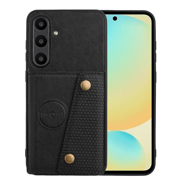 Double Buckle Card Slots Magnetic Phone Case