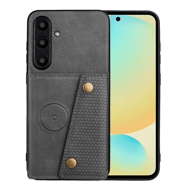 Double Buckle Card Slots Magnetic Phone Case