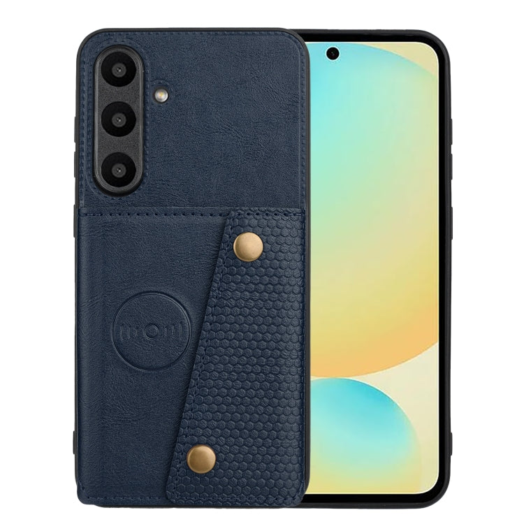 Double Buckle Card Slots Magnetic Phone Case