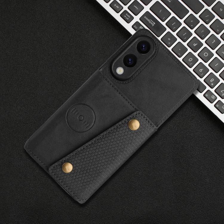 Double Buckle Card Slots Magnetic Phone Case