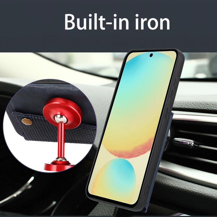 Double Buckle Card Slots Magnetic Phone Case
