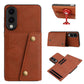Double Buckle Card Slots Magnetic Phone Case