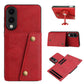 Double Buckle Card Slots Magnetic Phone Case