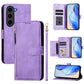 Multi-Card Slots Zipper Wallet Leather Phone Case