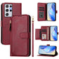 Multi-Card Slots Zipper Wallet Leather Phone Case