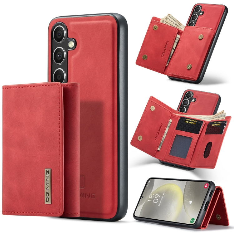DG.MING M1 Series 3-Fold Multi Card Wallet + Magnetic Phone Case, For Samsung Galaxy S25 Edge 5G, For Samsung Galaxy S25 Ultra 5G, For Samsung Galaxy S24 FE 5G