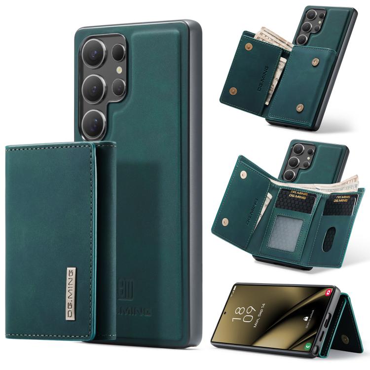 DG.MING M1 Series 3-Fold Multi Card Wallet + Magnetic Phone Case, For Samsung Galaxy S25 Edge 5G, For Samsung Galaxy S25 Ultra 5G, For Samsung Galaxy S24 FE 5G