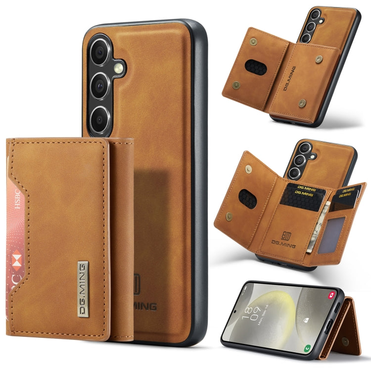 DG.MING M2 Series 3-Fold Multi Card Bag + Magnetic Phone Case, For Samsung Galaxy S25 Edge 5G, For Samsung Galaxy S25 Ultra 5G, For Samsung Galaxy S24 FE 5G