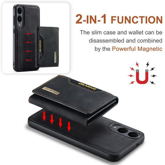 DG.MING M2 Series 3-Fold Multi Card Bag + Magnetic Phone Case, For Samsung Galaxy S25 Edge 5G, For Samsung Galaxy S25 Ultra 5G, For Samsung Galaxy S24 FE 5G