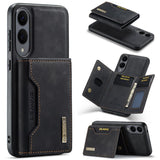 DG.MING M2 Series 3-Fold Multi Card Bag + Magnetic Phone Case, For Samsung Galaxy S25 Edge 5G, For Samsung Galaxy S25 Ultra 5G, For Samsung Galaxy S24 FE 5G
