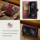 DG.MING Crazy Horse Texture Detachable Magnetic Leather Case, For Samsung Galaxy S25 Edge 5G, For Samsung Galaxy S25 Ultra 5G, For Samsung Galaxy S24 FE 5G