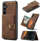 JEEHOOD J01 Retro Magnetic Detachable Wallet Phone Case, For Samsung Galaxy S25 Edge 5G, For Samsung Galaxy S24 FE 5G