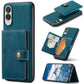 JEEHOOD J01 Retro Magnetic Detachable Wallet Phone Case, For Samsung Galaxy S25 Edge 5G, For Samsung Galaxy S24 FE 5G