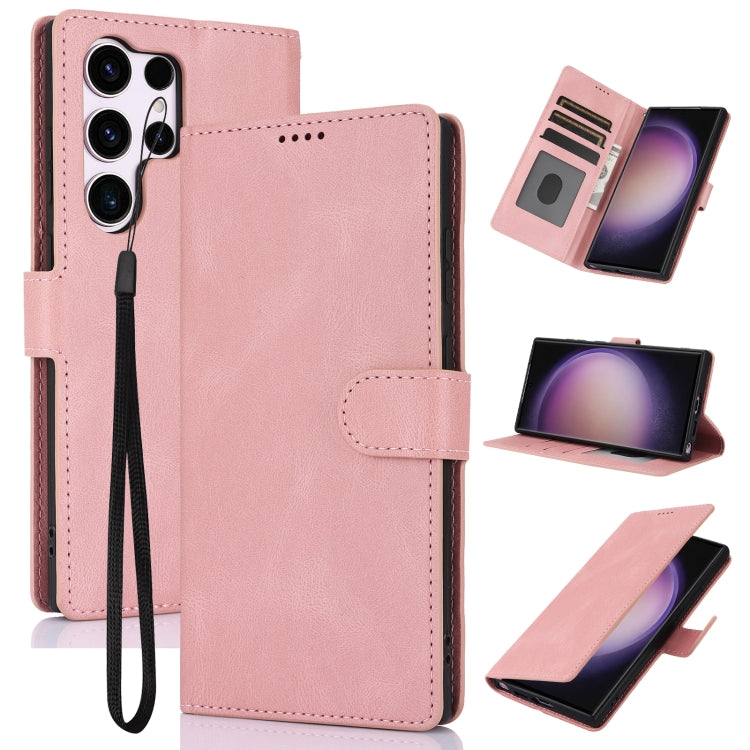 Fantasy Skin-feel Calfskin Texture Leather Phone Case, For Samsung Galaxy S25 Edge 5G, For Samsung Galaxy S25 5G, For Samsung Galaxy S25+ 5G, For Samsung Galaxy S25 Ultra 5G, For Samsung Galaxy S24 FE 5G, For Samsung Galaxy S24 Ultra 5G����������������...