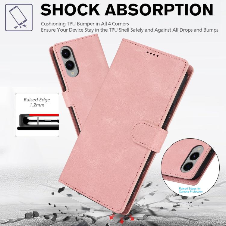 Fantasy Skin-feel Calfskin Texture Leather Phone Case, For Samsung Galaxy S25 Edge 5G, For Samsung Galaxy S25 5G, For Samsung Galaxy S25+ 5G, For Samsung Galaxy S25 Ultra 5G, For Samsung Galaxy S24 FE 5G, For Samsung Galaxy S24 Ultra 5G����������������...