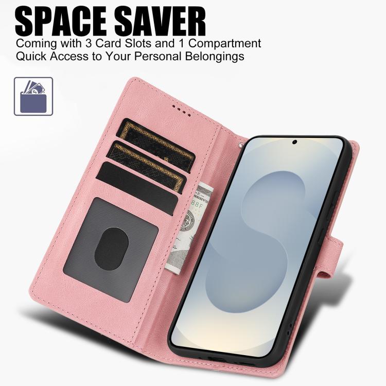 Fantasy Skin-feel Calfskin Texture Leather Phone Case, For Samsung Galaxy S25 Edge 5G, For Samsung Galaxy S25 5G, For Samsung Galaxy S25+ 5G, For Samsung Galaxy S25 Ultra 5G, For Samsung Galaxy S24 FE 5G, For Samsung Galaxy S24 Ultra 5G����������������...