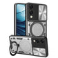 CD Texture Sliding Camshield Magnetic Holder Phone Case