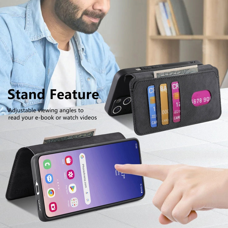 CaseNeo MagSafe RFID Anti-theft Retro Leather Phone Case