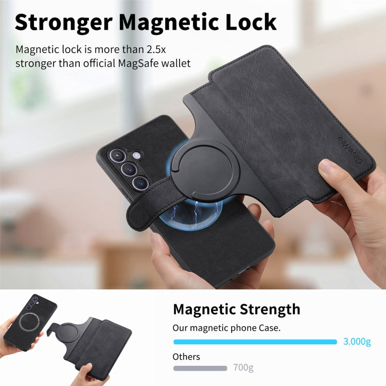 CaseNeo MagSafe RFID Anti-theft Retro Leather Phone Case