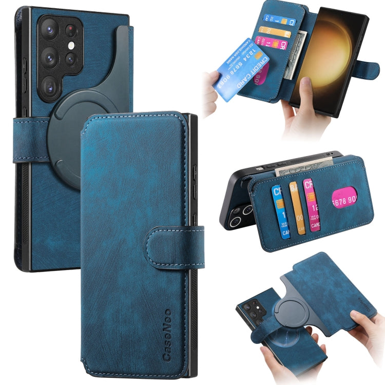 CaseNeo MagSafe RFID Anti-theft Retro Leather Phone Case