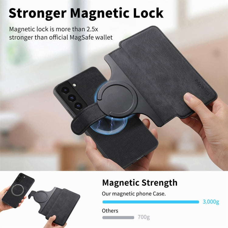 CaseNeo MagSafe RFID Anti-theft Retro Leather Phone Case