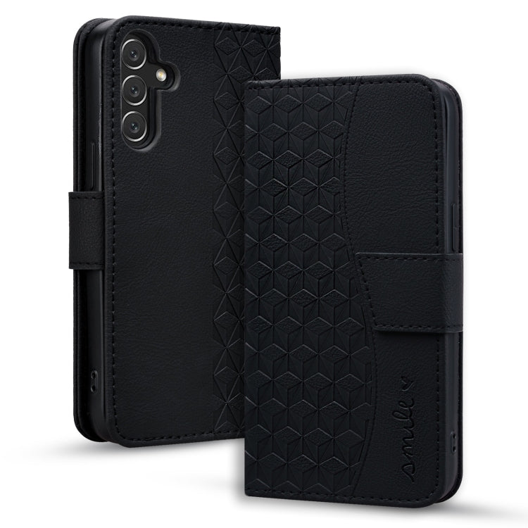 Diamond Buckle Leather Phone Case with Lanyard