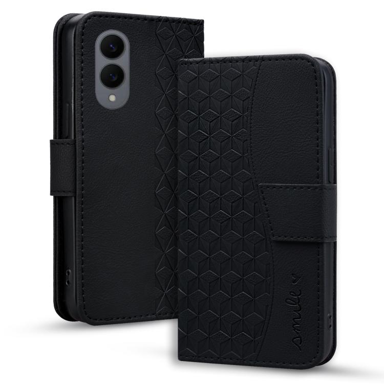 Diamond Buckle Leather Phone Case with Lanyard