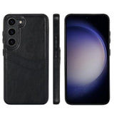 Litchi Leather Skin Card Slots Phone Case