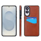 Litchi Leather Skin Card Slots Phone Case