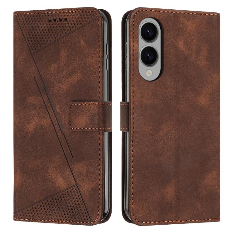 Dream Triangle Leather Phone Case with Lanyard