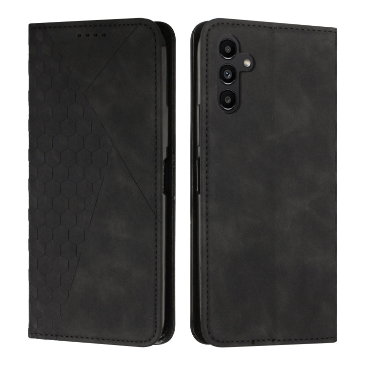 Diamond Splicing Skin Feel Magnetic Leather Phone Case