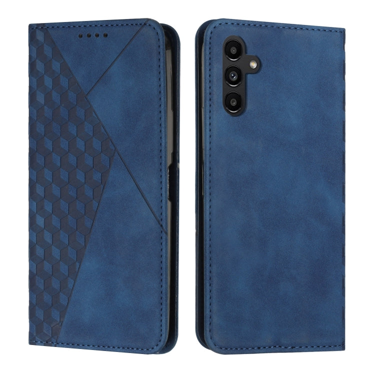 Diamond Splicing Skin Feel Magnetic Leather Phone Case