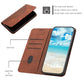 Diamond Splicing Skin Feel Magnetic Leather Phone Case