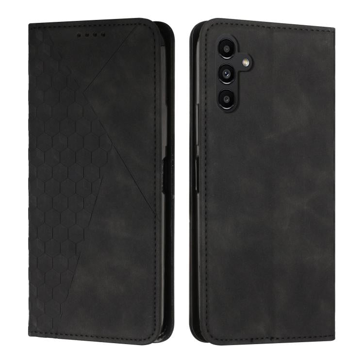 Diamond Splicing Skin Feel Magnetic Leather Phone Case